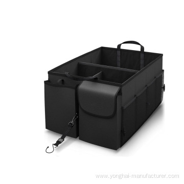 Collapsible drive car trunk organizer